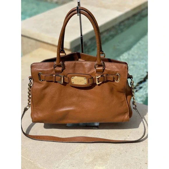 Michael Kors Bags Michael Kors Camel Leather Hamilton